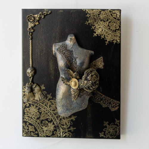 Πίνακας mixed media Victorian Ghost